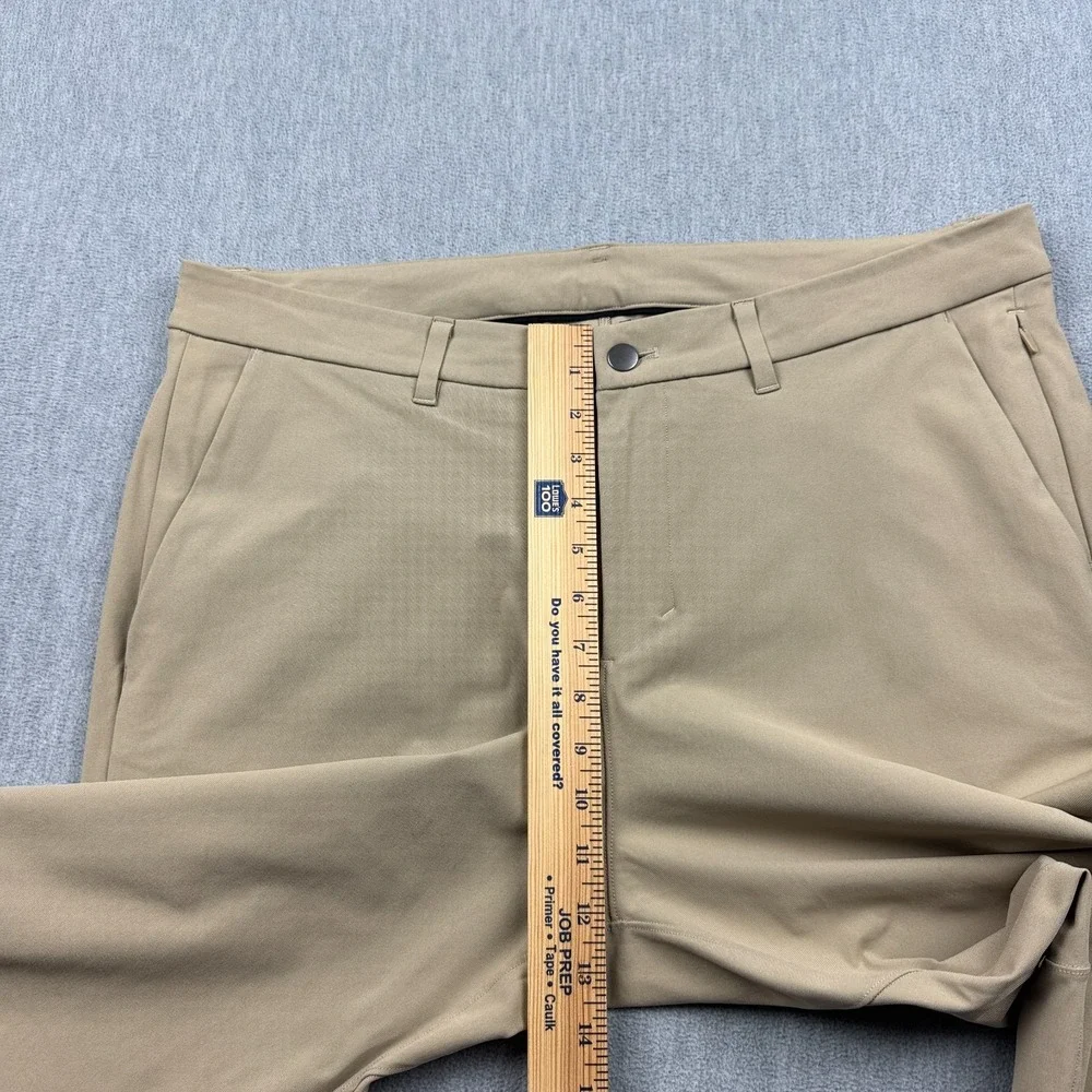 Lululemon Pants Mens 36 Tan Commission‎ Slim Fit Warpstreme 31